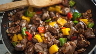 كبدة اسكندراني بالبصل سر الطعم اللذيذ