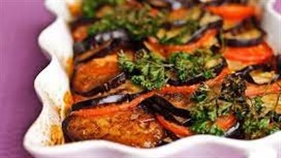 مسقعة الباذنجان  طبق شهي وسهل التحضير