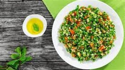  التبولة السورية خضراء منعشة وصحية