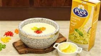 شوربة كريمة الدجاج طبق شتوي لذيذ وغني بالفوائد